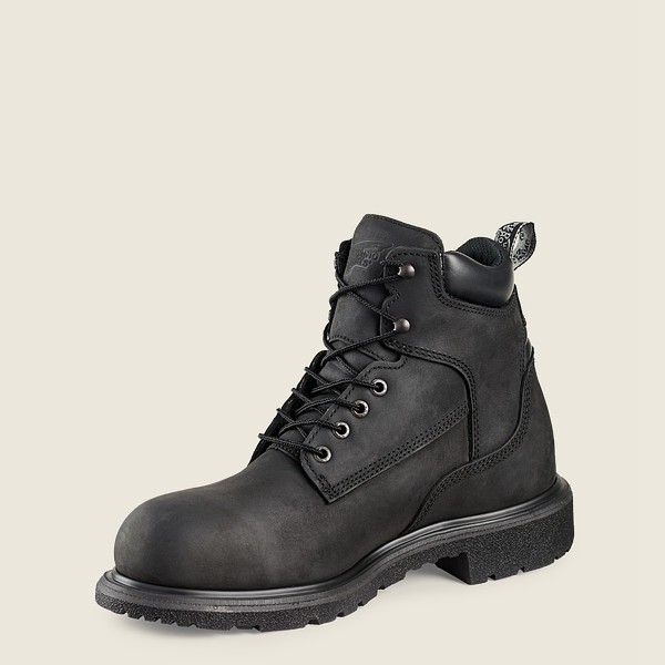 Mens Red Wing Dynaforce® - 6-inch Waterproof Toe - Safety Boots Black - QSB426751